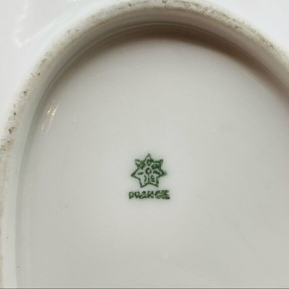 Vintage B&H Limoges Hand Painted Oval Trinket Dish - Picture 6 of 6